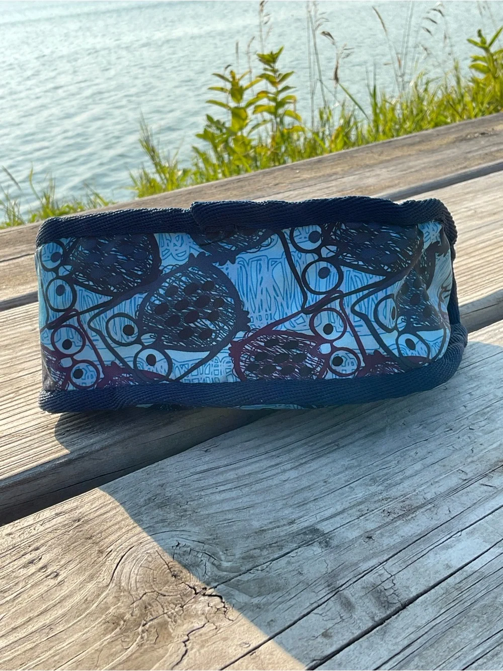 Cute Owl  Cosmetic Toiletry Bag 2-Compartment Travel Organizer